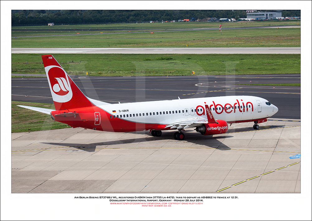 D-ABKM - Air Berlin Boeing 737-86J WL  (Msn 37755 Ln 4472) - 03
