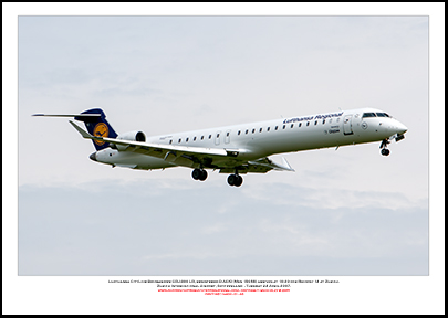 D-ACKI - Lufthansa CityLine Bombardier CRJ-900 LR  (Msn 15088) - 01