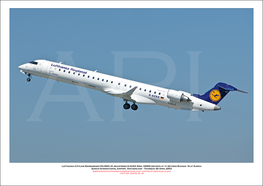 D-ACKK - Lufthansa CityLine Bombardier CRJ-900 LR  (Msn 1508895) - 02