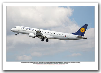 D-AEBE - Lufthansa Cityline  Embraer ERJ-195 LR  (Msn 190-00350) - 01