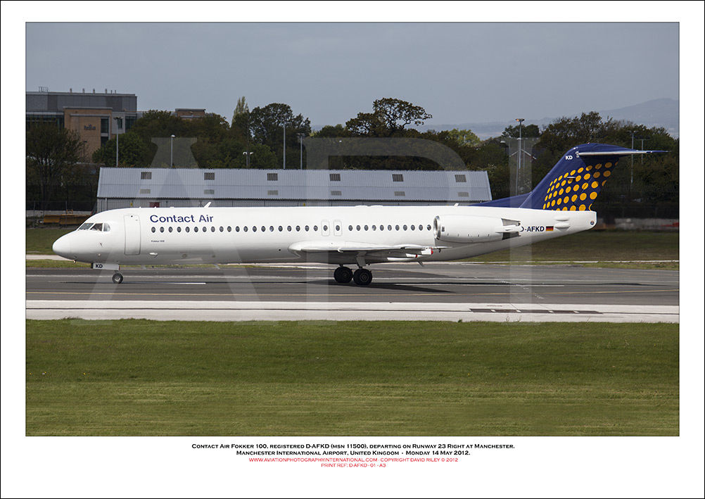D-AFKD - Contact Air Fokker 100 (Msn 11500) - 01