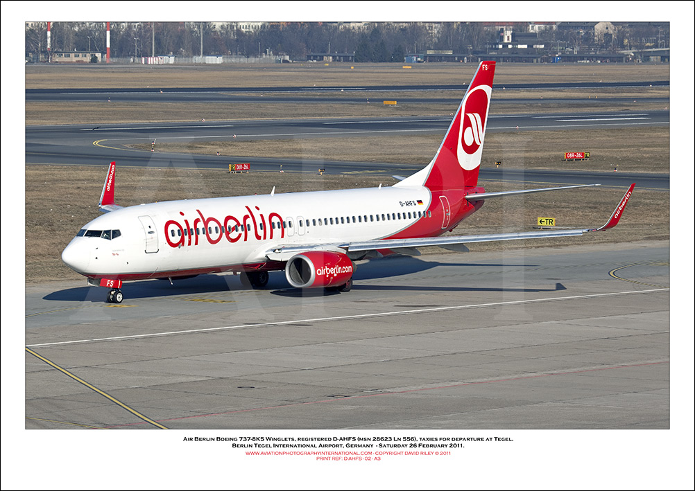 D-AHFS - Air Berlin Boeing 737-8K5 WL (Msn 28623 Ln 556) - 02