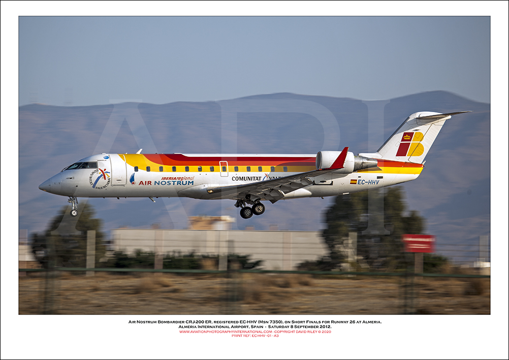 EC-HHV - Air Nostrum Bombardier CRJ-200 ER (Msn 7350) - 01