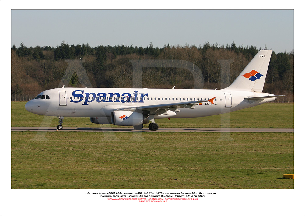 EC-HXA - Spanair Airbus A320-232, (Msn 1479) - 01