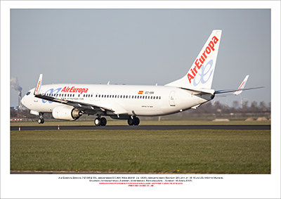 EC-ISN - Air Europa Boeing 737-86Q WL (Msn 30291 Ln 1435)  - 01
