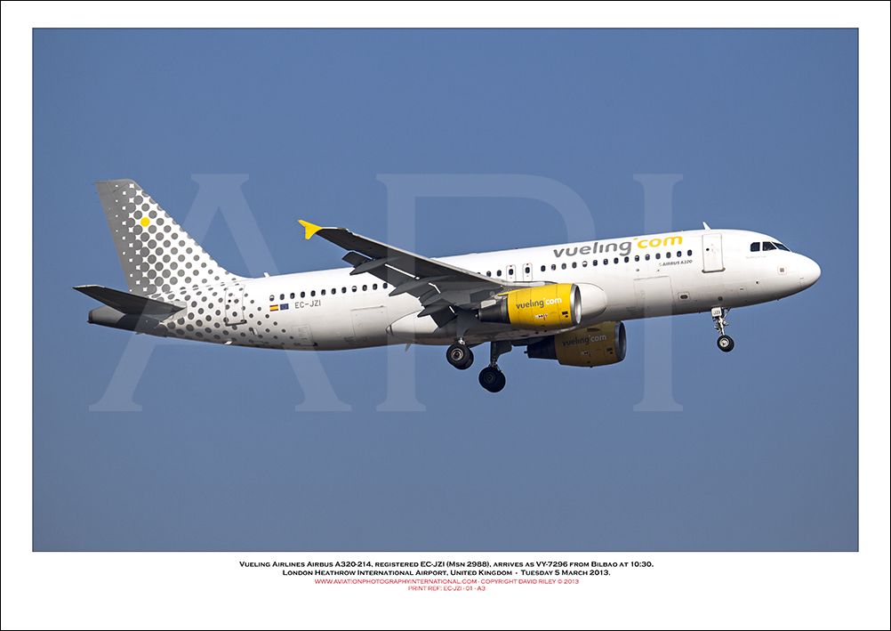 EC-JZI - Vueling Airlines Airbus A320-214 (Msn 2988) - 01