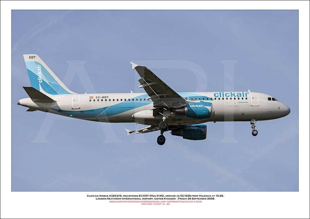 EC-KDT - Clickair Airbus A320-216 (Msn 3145) - 01