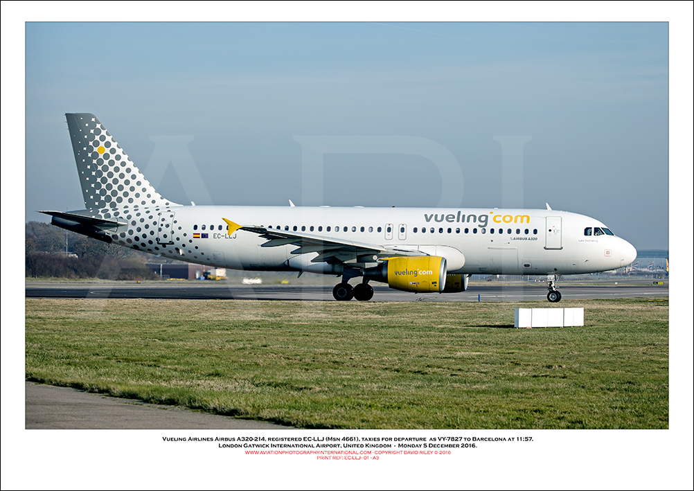 EC-LLJ - Vueling Airlines Airbus A320-214 (Msn 4661) - 01