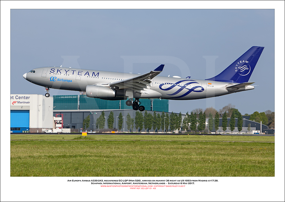 EC-LQP - Air Europa Airbus A330-243 (Msn 526)  - 01