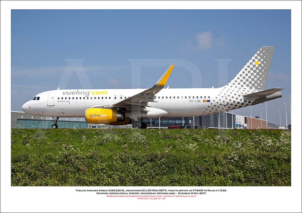 EC-LZM - Vueling Airlines Airbus A320-232 SL (Msn 5877) - 01