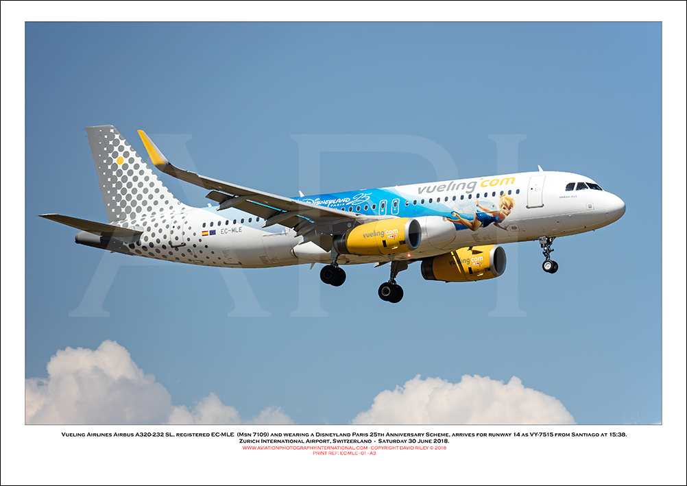 EC-MLE - Vueling Airlines Airbus A320-232 SL (Msn 7109) - 01