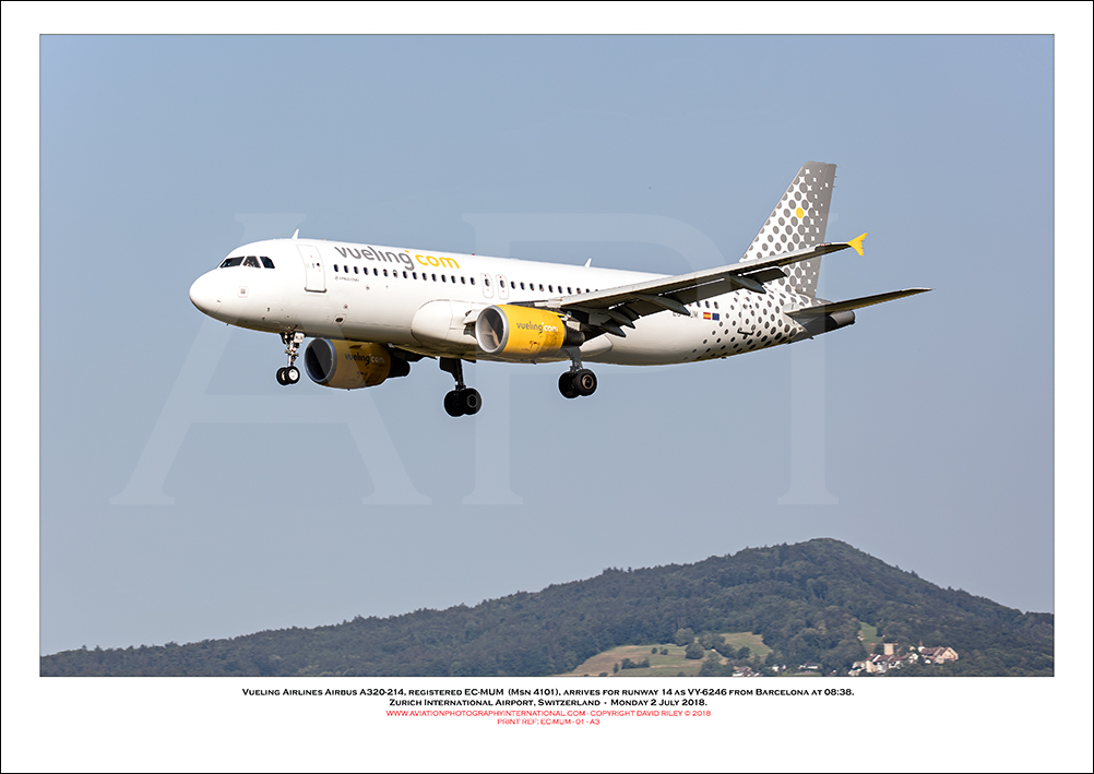 EC-MUM - Vueling Airlines Airbus A320-214  (Msn 4101) - 01
