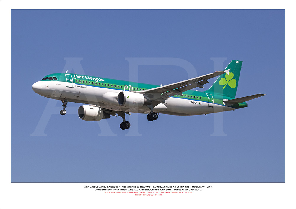 EI-DEB - Aer Lingus  Airbus A320-214, (Msn 2206) - 01