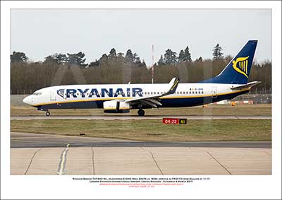 EI-DHE - Ryanair Boeing 737-8AS WL  (Msn 33574 Ln 1658) - 01