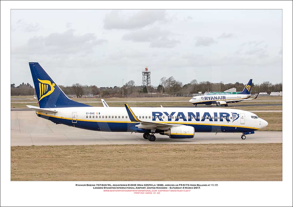 EI-DHE - Ryanair Boeing 737-8AS WL  (Msn 33574 Ln 1658) - 02