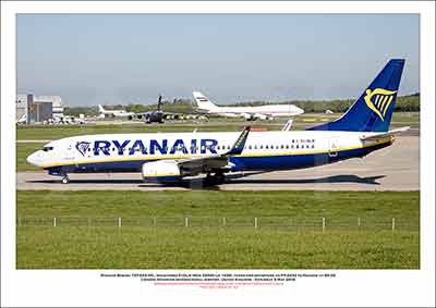EI-DLN - Ryanair Boeing 737-8AS WL  (Msn 35595 Ln 1926) - 01