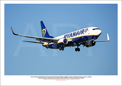 EI-DLY - Ryanair Boeing 737-8AS WL  (Msn 33601 Ln 2088) - 01