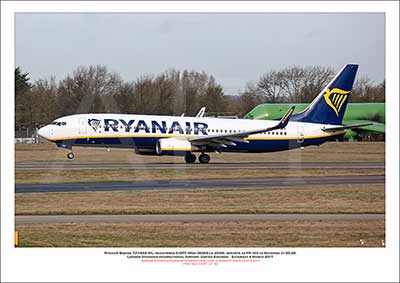 EI-DYF - Ryanair Boeing 737-8AS WL  (Msn 36569 Ln 2549) - 01