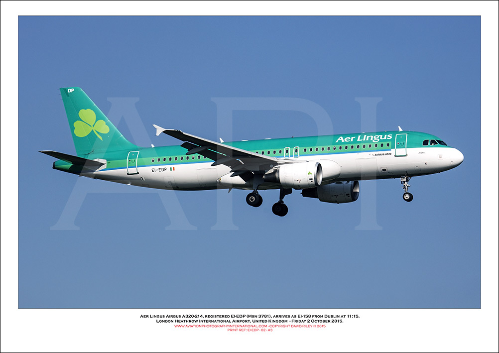 EI-EDP - Aer Lingus  Airbus A320-214, (Msn 3781) - 02