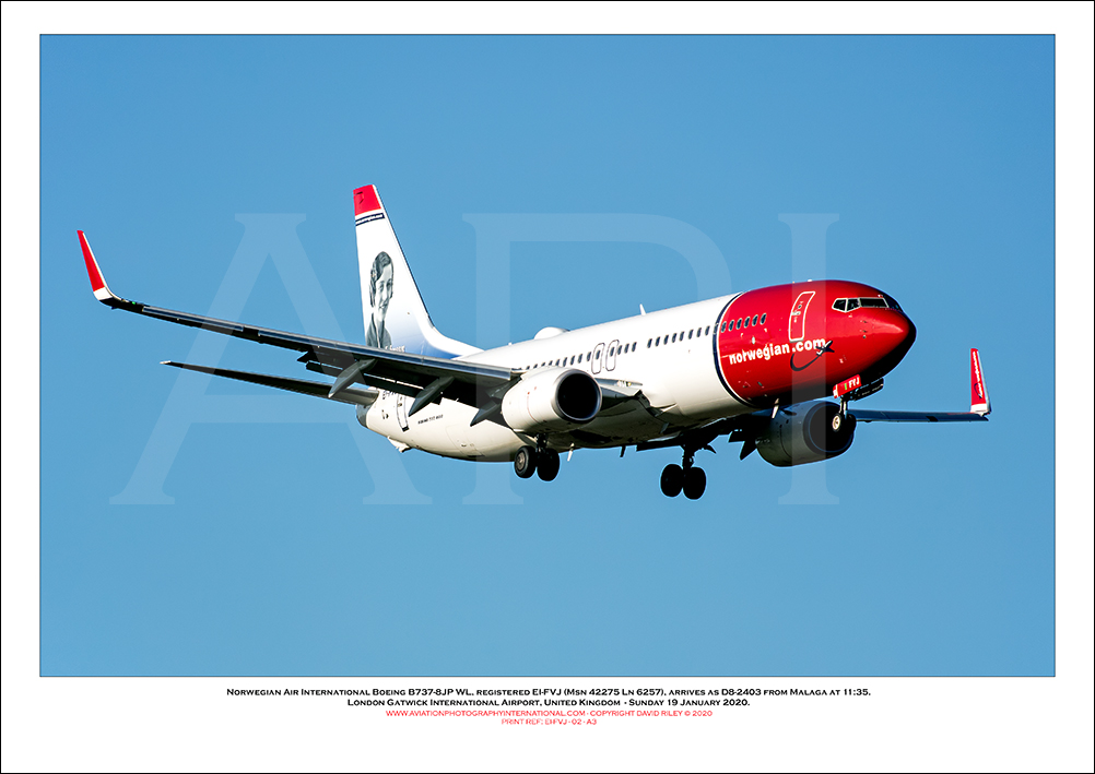 EI-FVJ - Norwegian Air International Boeing 737-8JP WL (Msn 42275 Ln 6257) - 02