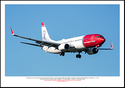 EI-GBI - Norwegian Air International Boeing 737-8JP WL (Msn 39434 Ln 4337) - 01