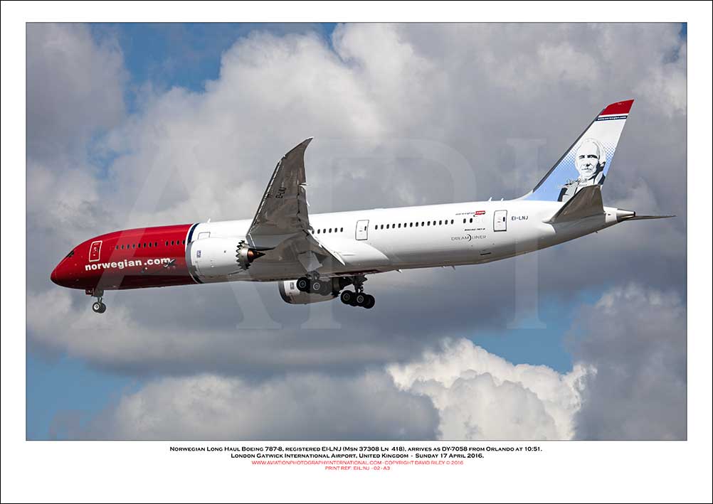 EI-LNJ - Norwegian  Long Haul Boeing 787-9 (Msn 37308 Ln 418) - 02