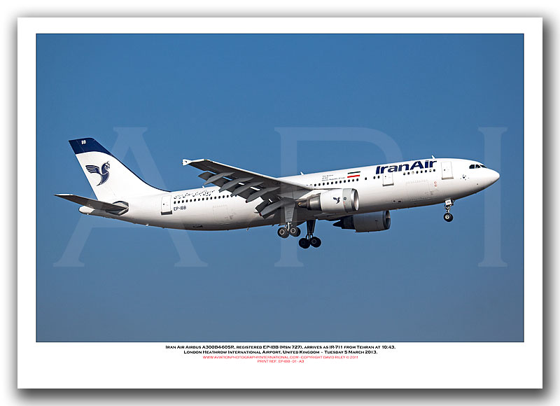 EP-IBB - Iran Air Airbus A300B4-605R (Msn727) - 01