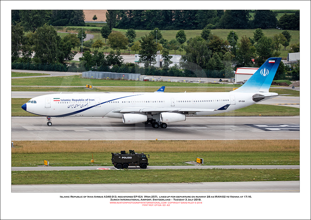 EP-IGA - Islamic Republic of Iran Airbus A3040-313 (Msn 257) - 03