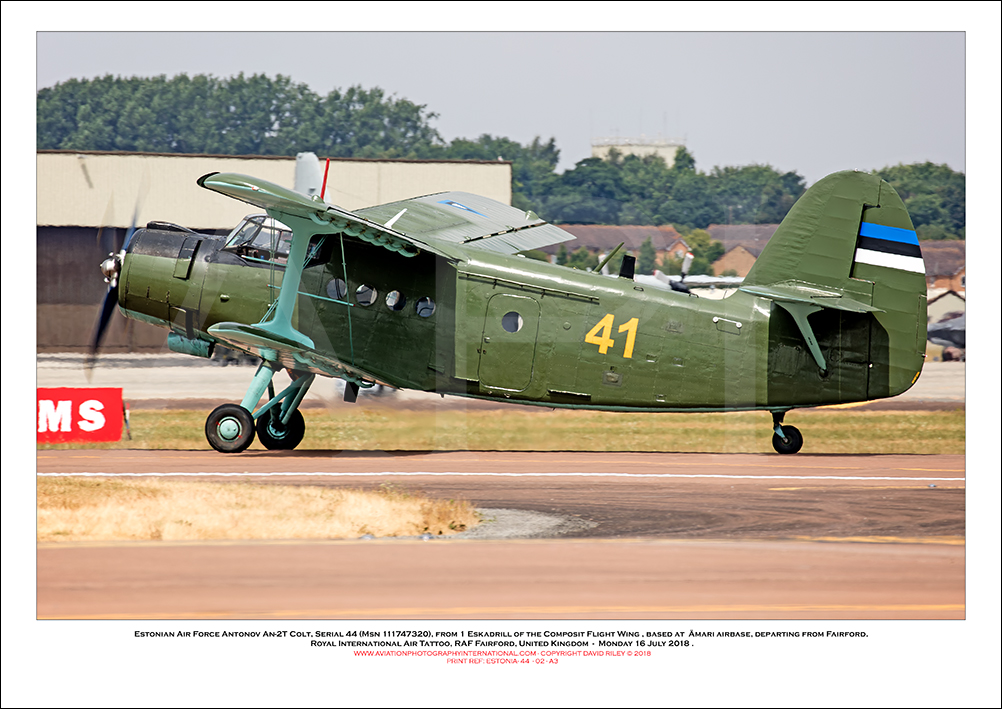 ESTONIA-41  - Estonian Air Force Antonov An-2T Colt  (Msn 111747320) - 02