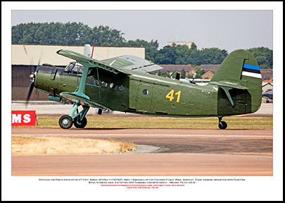 ESTONIA-41  - Estonian Air Force Antonov An-2T Colt  (Msn 111747320) - 02