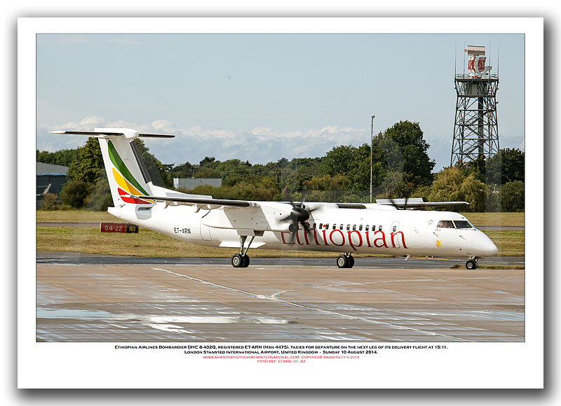 ET-ARN - Ethiopian Airlines Bombardier DHC-8-402Q  ( (Msn 4475) - 01