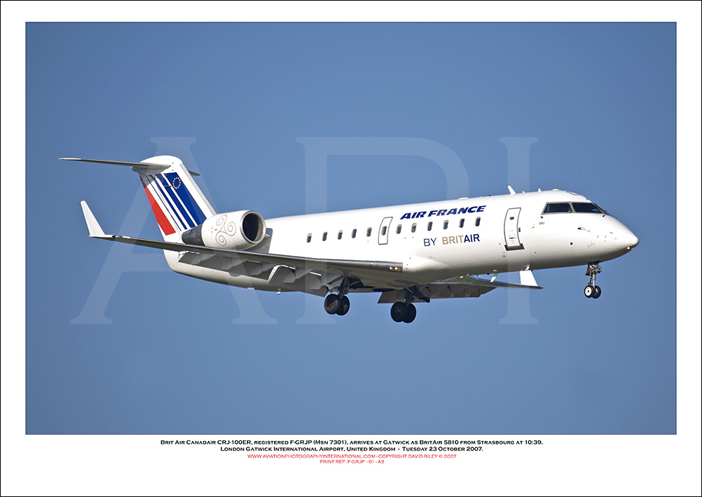 F-GRJP - Brit Air Canadair CRJ-100ER (Msn 7301)  - 01