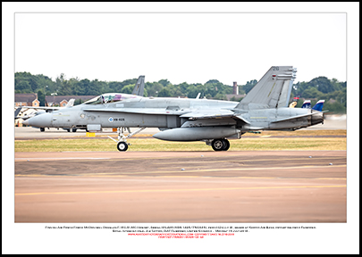 FINNISH-HN-426 - Finnish Air Force  McDonnell Douglas F-18C-51-MC Hornet  (MSN 1425/FNC026) - 02