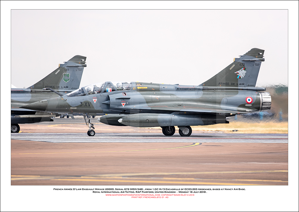 FRENCHADL-672 - French Arm�e D�Lair Dassault Mirage 2000D (Msn 546 ) - 01