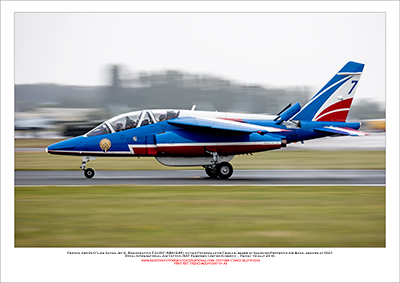 FRENCHADL-F-UHRF - French Arm�e D�Lair Patrouille de France Alpha Jet E (Msn E46) - 01