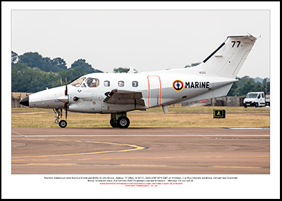 FRENCHAN-77 -French A�ronautique Navale Embraer EMB-121AN Xingu (Msn 121077)- 01