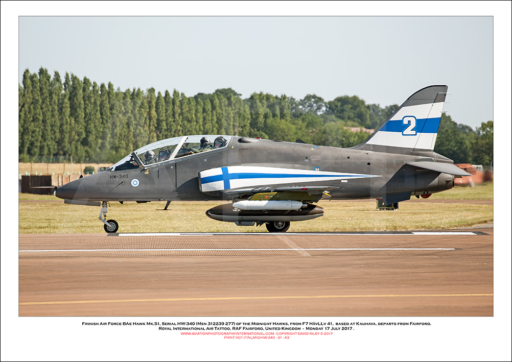 FINNISH-HW-340 -  Finnish Air Force BAe Hawk Mk.51  (Msn 312239 277) - 01