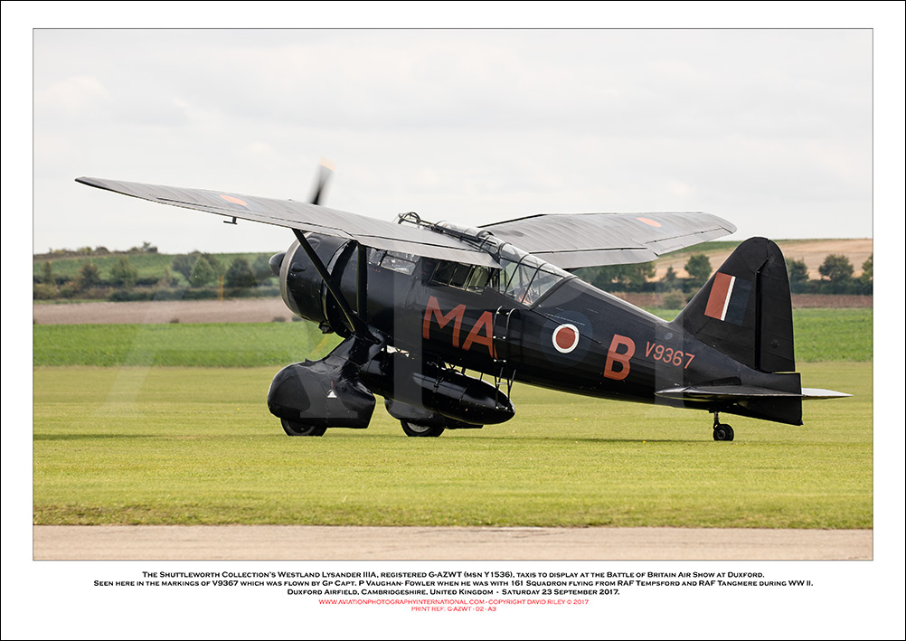 G-AZWT - Westland Lysander IIIA (Msn Y1536) - 02