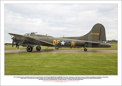 G-BEDF -  Boeing B-17G Flying Fortress (Msn A-11286) - 01
