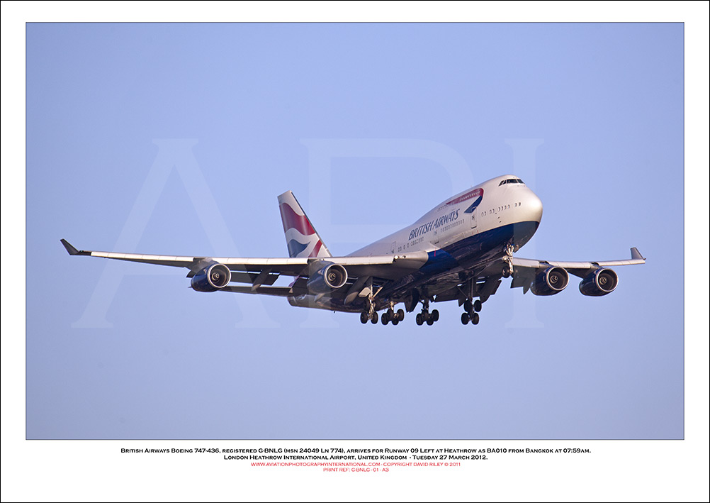 G-BNLG - British Airways Boeing 747-436 (Msn 24049 Ln 774) - 01