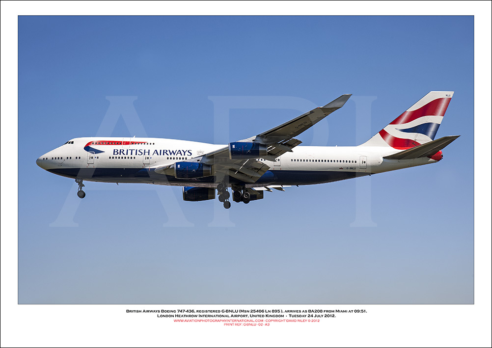 G-BNLU - British Airways Boeing 747-436 (Msn 25406 ln 895) - 02