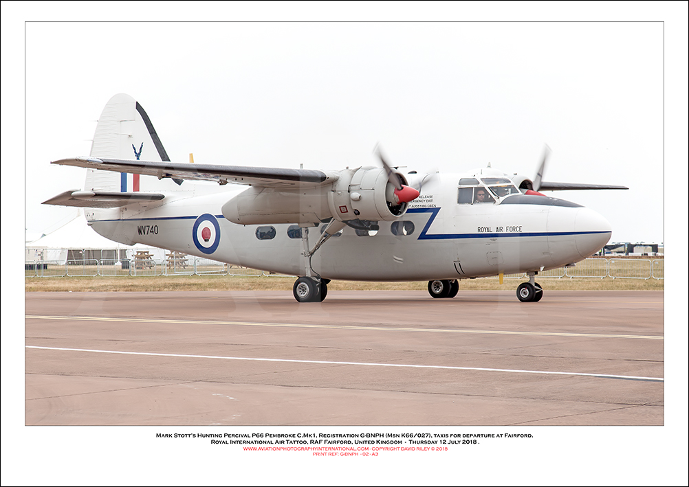 G-BNPH - Mark Stott�s Hunting Percival P66 Pembroke C.Mk1 (Msn K66/027) - 02