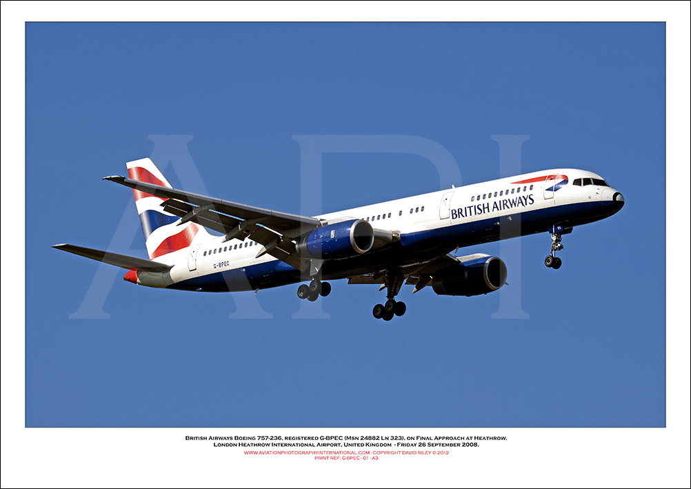 G-BPEC - British Airways Boeing 757-236 (Msn 24882 ln 323) - 01