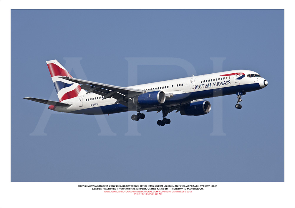 G-BPED - British Airways Boeing 757-236 (Msn 25059 ln 363) - 02