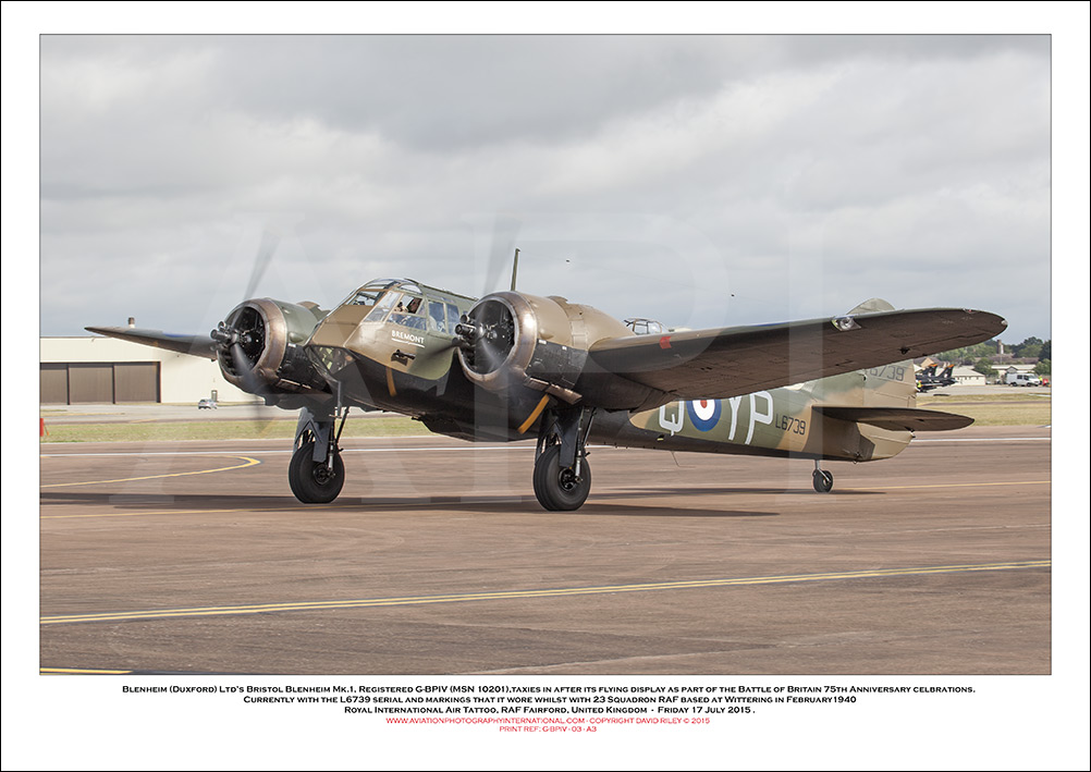 G-BPIV -  Bristol Blenheim Mk.1 (Msn  10201) - 03