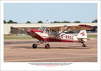 G-BROZ - Peter Kynsey�s Piper PA-18-150 (Msn 18-6754) - 01