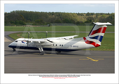 G-BRYS - British Airways CitiExpress Bombardier DHC-8-311Q Dash 8  (Msn 296) - 02
