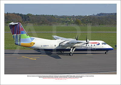 G-BRYT - British Airways CitiExpress Bombardier DHC-8-311Q Dash 8  (Msn 334) - 01
