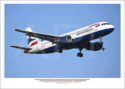 G-BUSG - British Airways Airbus A320-211 (Msn 39) - 01