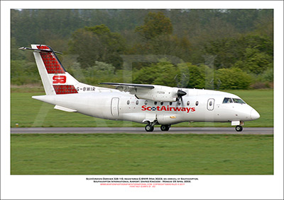 G-BWIR - ScotAirways Dornier 328-110, (Msn 3023) - 01
